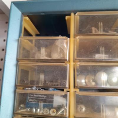 Hardware organizer full of hardware