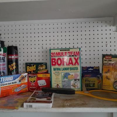 Kill all the creepy Crawley's Bug control chemicals and baits.