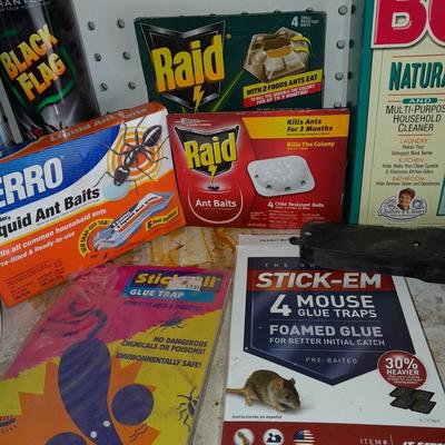 Kill all the creepy Crawley's Bug control chemicals and baits.