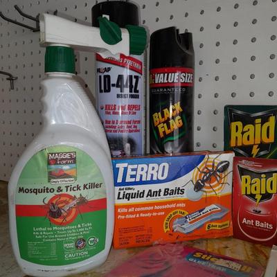 Kill all the creepy Crawley's Bug control chemicals and baits.