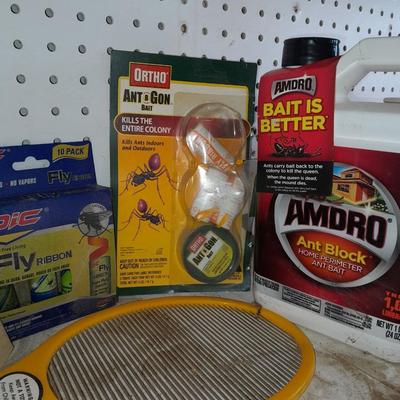 Kill all the creepy Crawley's Bug control chemicals and baits.