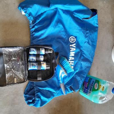 Automotive Chemicals and cleaning brush