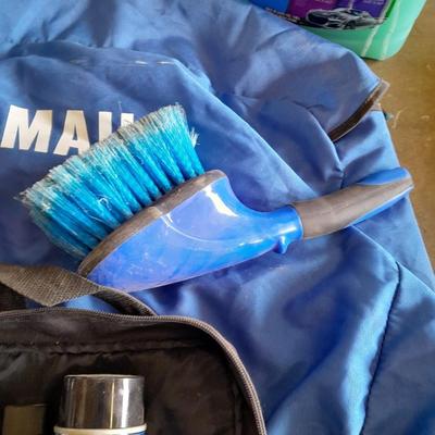 Automotive Chemicals and cleaning brush