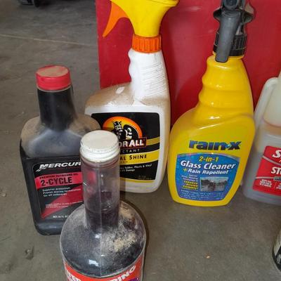 Automotive Chemicals and cleaning brush