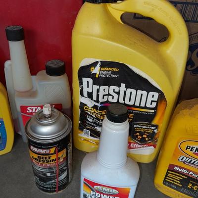 Automotive Chemicals and cleaning brush