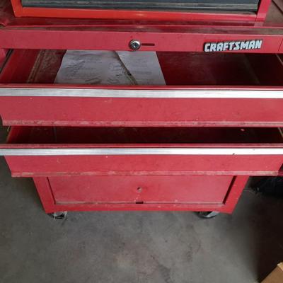 Two Craftsman toolboxes