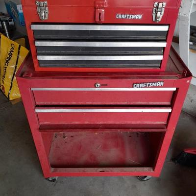 Two Craftsman toolboxes