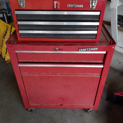 Two Craftsman toolboxes
