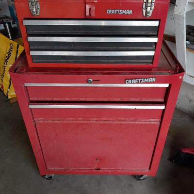 Two Craftsman toolboxes