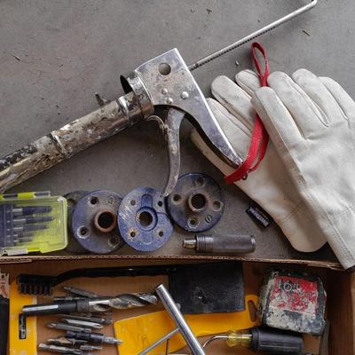 Assortment of small tools and home hardware