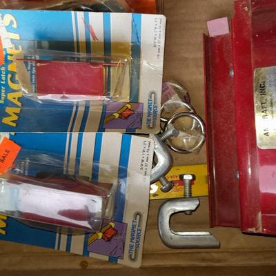 Assortment of small tools and home hardware