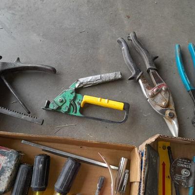Assortment of small tools and home hardware