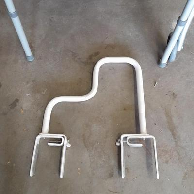 Adjustable legged Mobility walker with a Bariatric Commode