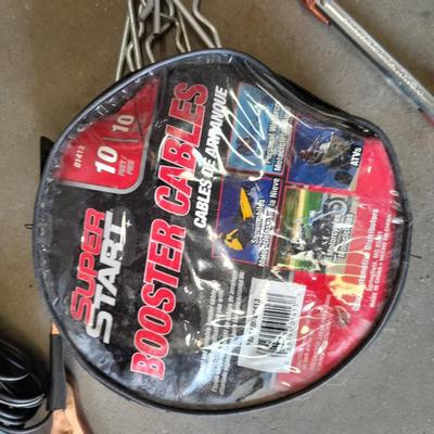 Automotive needs, Spotlight, hitch, chain, Jumper cables and more