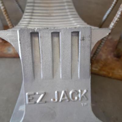 Jack stands, bottle jack, and EZ Jack