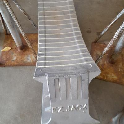 Jack stands, bottle jack, and EZ Jack