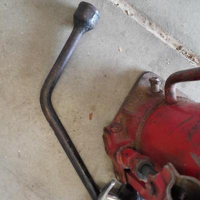 Bottle Jack, lug nut wrench and grease gun