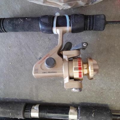 FISHING- Three short fishing poles