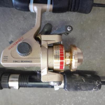 FISHING- Three short fishing poles