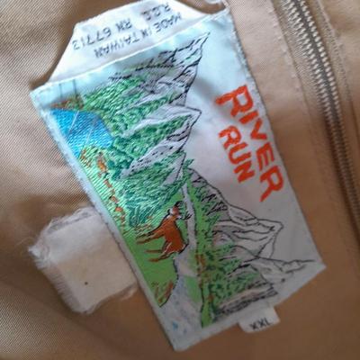 FISHING - River run XXL fishing vest, cooler, drink cooler and rod holders