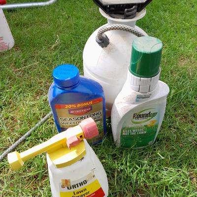 Yard & garden chemicals round up, season long weed control, weed sprayer and more