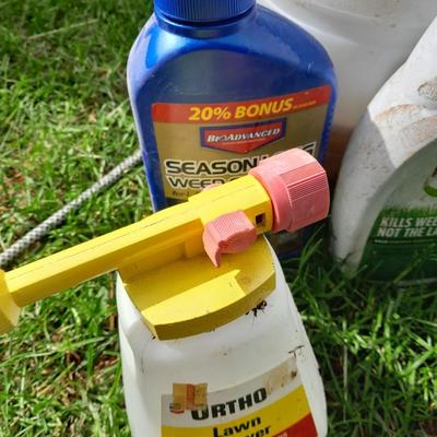 Yard & garden chemicals round up, season long weed control, weed sprayer and more