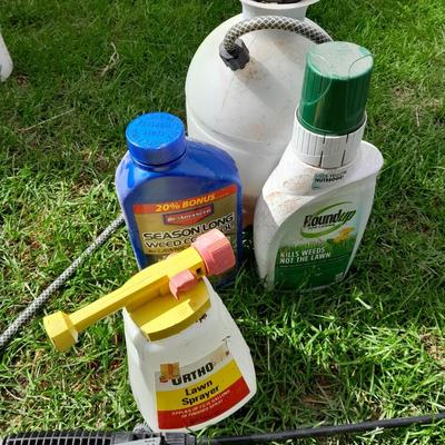 Yard & garden chemicals round up, season long weed control, weed sprayer and more