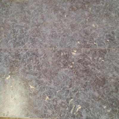 Small folding camper table with two metal chairs