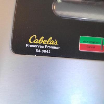 Cabela's Vacuum sealer with extra bags