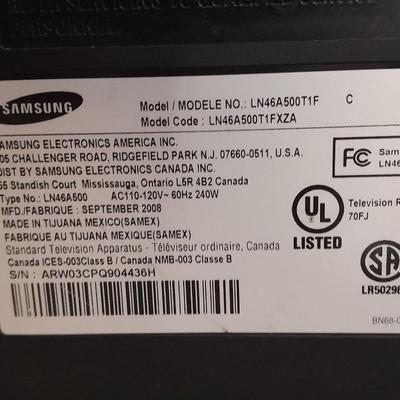 Samsung LN46A500 46" 1080p LCD HDTV Television