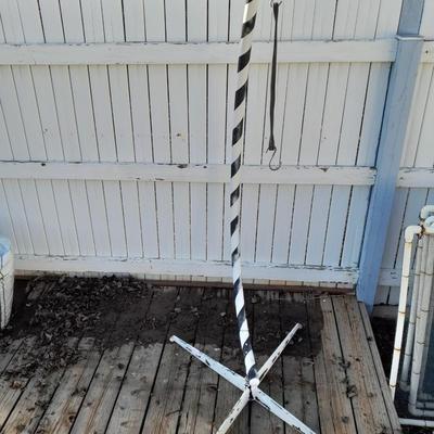 Steel framed swing / patio chair base / holder