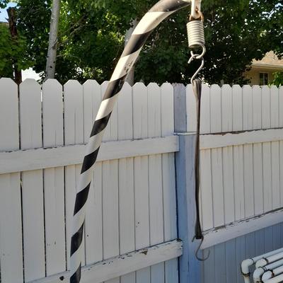 Steel framed swing / patio chair base / holder