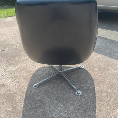 Leatherette Swivel Chair, 1970s