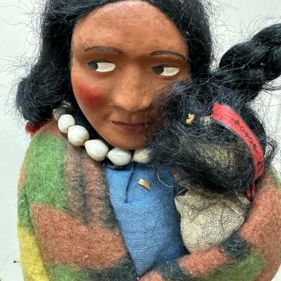 Vintage Skookum Indian dolls