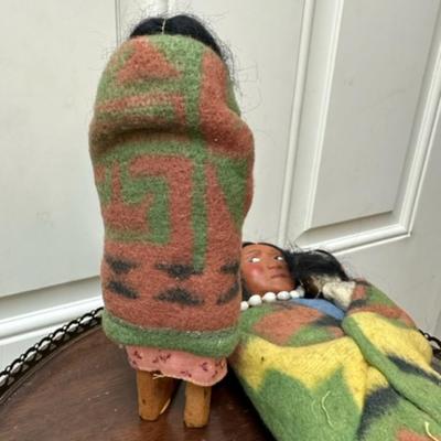 Vintage Skookum Indian dolls
