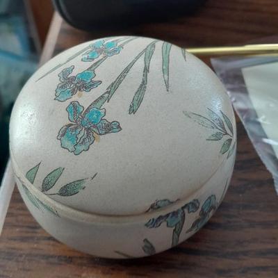 Push button locking wooden carved box, Puzzle trinket box and more