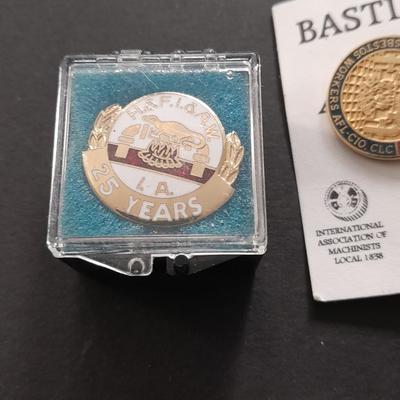 Fashion jewelry Hat pins Bastain union American made, Coors, Flags and more