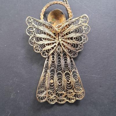 Fashion Jewelry, Angel necklace, red brooch, vintage hair clip and more