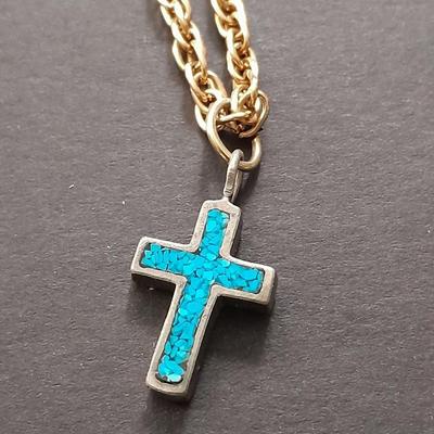 Fashion necklaces Birthstone angels, Turquoise and red colored Cross, and more