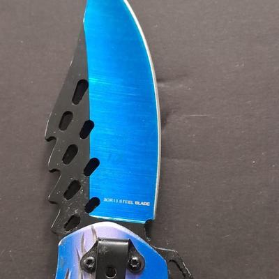 Skull chief Snake eye Knife with 3CR13 Steel blade