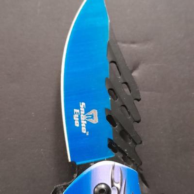 Skull chief Snake eye Knife with 3CR13 Steel blade