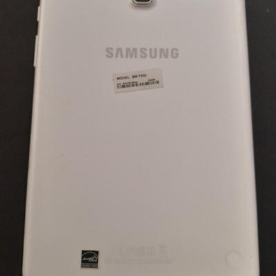 Samsung tablet and Texas Instruments TI-30XIS calculator