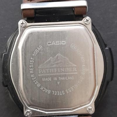 Yashica 35mm camera with case and Casio digital watch