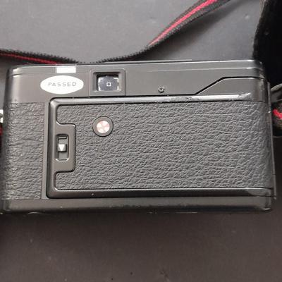 Yashica 35mm camera with case and Casio digital watch