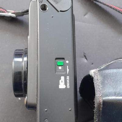 Yashica 35mm camera with case and Casio digital watch