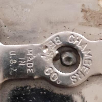 Vintage metal belt buckle with boots, Vintage Linden Black Forest travel alarm clock and watch band