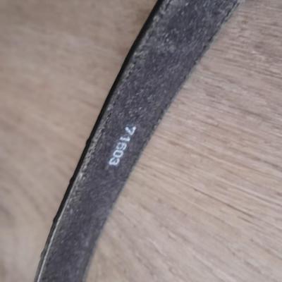 Two leather belts with Buckels 38