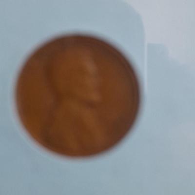 Birthday coin set 1935 D penny, 1935 Buffalo nickel with Greeley bank bag