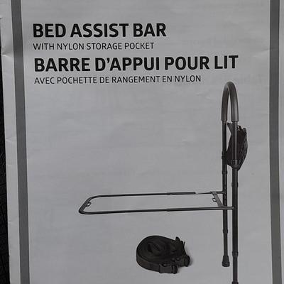 Medline Bed Assist bar with storage bags