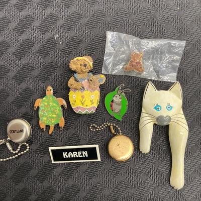 Assorted pins